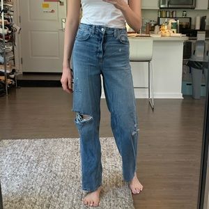 Zara vintage wide denim